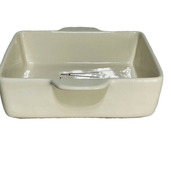 Rae Dunn Artisan Collection Santa Square Ceramic Baking Dish - Picture 3 of 6